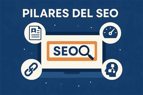 Esquema que ilustra los diferentes pilares del SEO aplicados a clínicas de fertilidad.