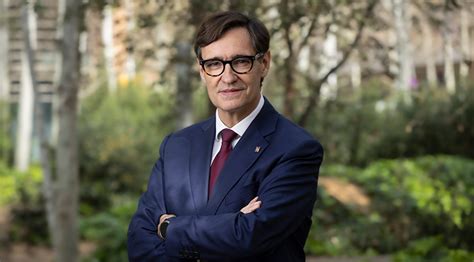 Foto de Salvador Illa como alcalde de La Roca del Vallès en 2001