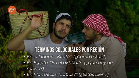 Colección de coloquialismos árabes y frases informales, esenciales para entender las expresiones cotidianas del árabe hablado.