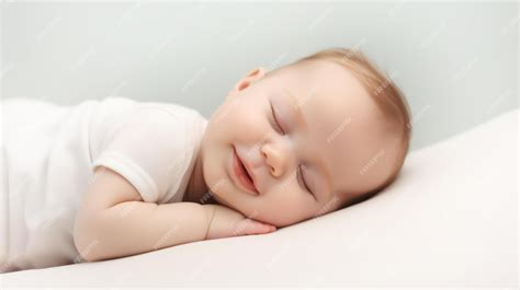 Bebé recién nacido sonriendo mientras duerme, mostrando un reflejo facial.
