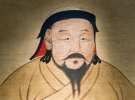 Retrato histórico de Kublai Khan como emperador de China