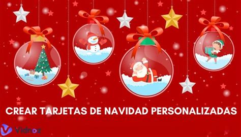 Tarjeta de Navidad con fotos de niños en círculos