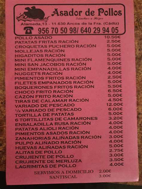 Mapa de ubicación detallado del Asador de Pollos Sánchez e Hijos en Arcos de la Frontera