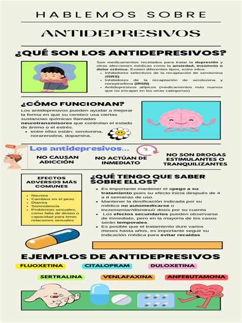 Infografía comparando resultados de estudios sobre antidepresivos y autismo