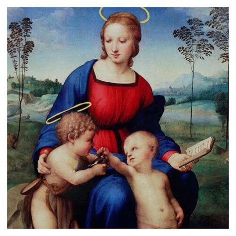 La Virgen del Jilguero de Rafael, mostrando la influencia de Leonardo