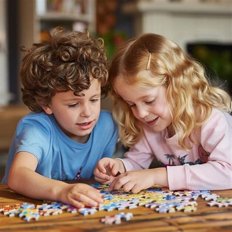 Niños resolviendo un rompecabezas en un escenario de escape room