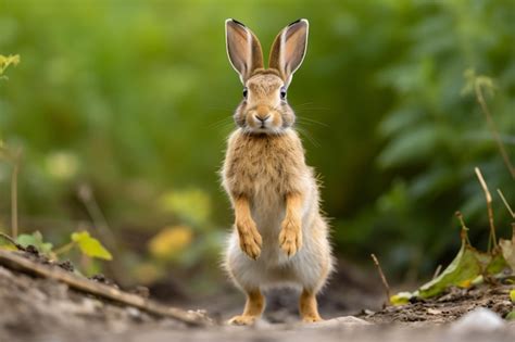 Ilustración anatómica básica de un conejo señalando sus orejas largas, patas traseras fuertes y pelaje.