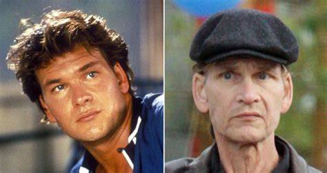 Montaje fotográfico que compara el parecido físico, especialmente en la mirada, entre Patrick Swayze y Jason Whittle