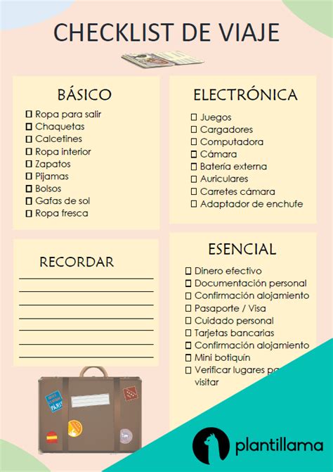 Infografía: Checklist de preparación de viaje con menores