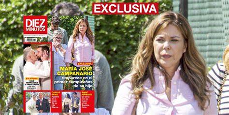 María José Campanario junto a su hijo Hugo