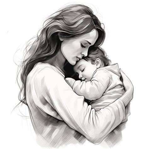 imagen de una madre abrazando tiernamente a su bebé