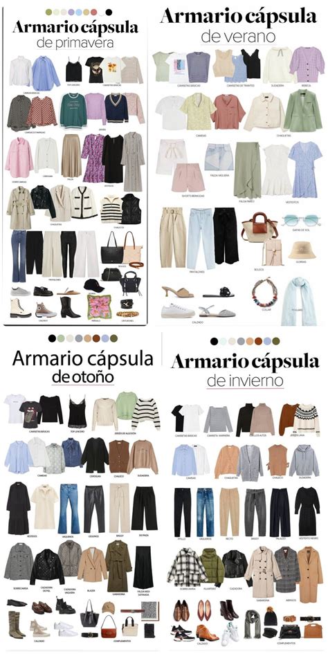 Esquema de un armario cápsula funcional para el embarazo: vestidos holgados, camisas oversize y pantalones con cinturilla elástica.