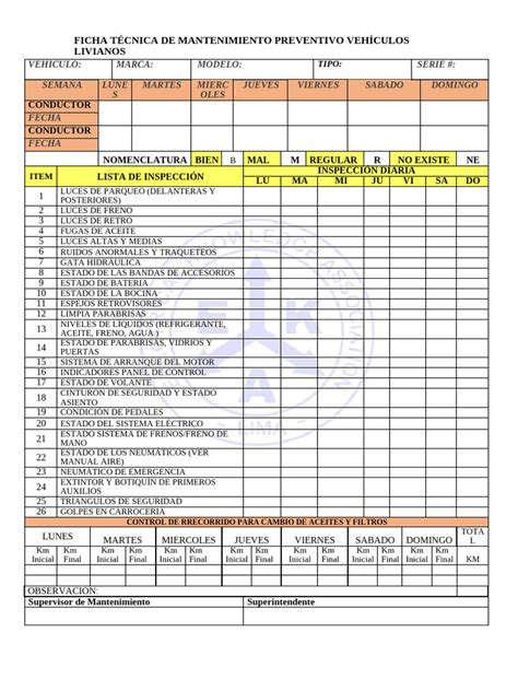 Esquema de servicios de mantenimiento preventivo para vehículos (frenos, aceite, neumáticos)