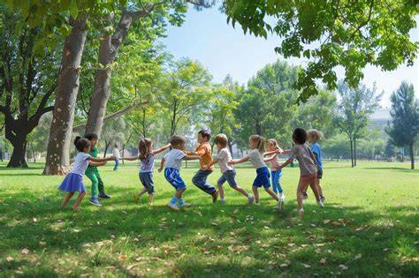 Fotografía de niños jugando al aire libre con ropa colorida y cómoda de la colección Zeeman.