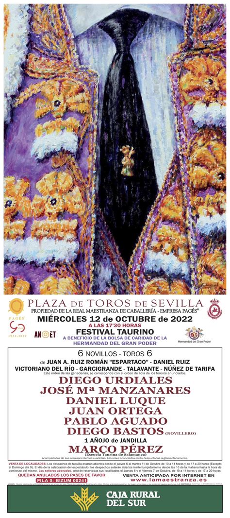 Cartel del festival taurino en la Plaza de Toros de Valencia, donde Nino Bravo participó en una causa benéfica.
