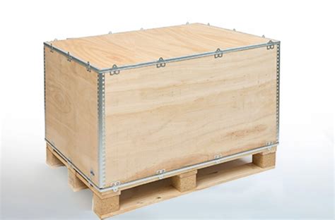 Caja de embalaje de la cuna cambiador de madera, mostrando la protección individual de las piezas.