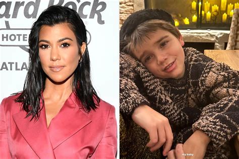 Montaje fotográfico comparando a Kourtney Kardashian de niña con Reign Aston Disick