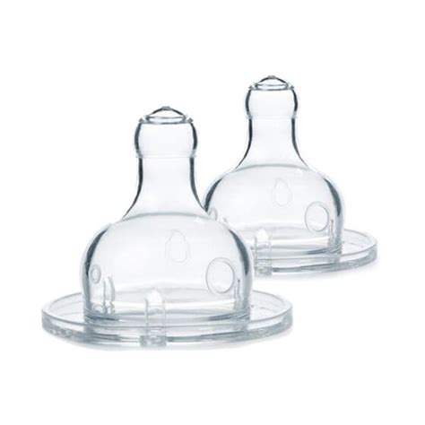 Diagrama explicando cómo ajustar la tetina de 3 posiciones de Suavinex.