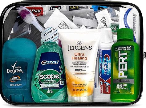 Foto: Kit de higiene personal y artículos de confort para la madre durante el postparto