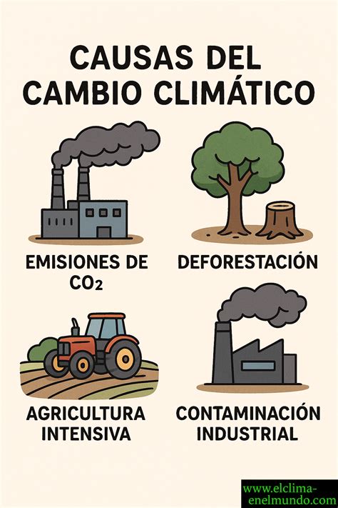Infografía que muestra las principales causas de extinción: deforestación, caza ilegal, cambio climático y contaminación.