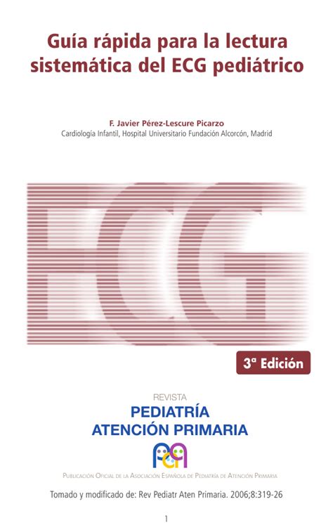 diagrama de flujo para la lectura sistemática de un ECG pediátrico