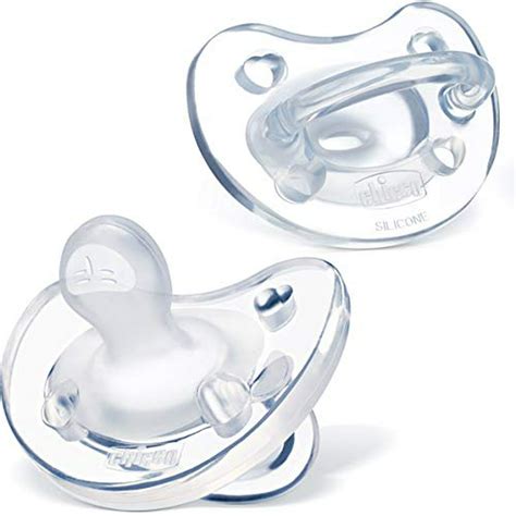 Esquema técnico que muestra el diseño de una sola pieza en silicona suave del chupete MAM Comfort