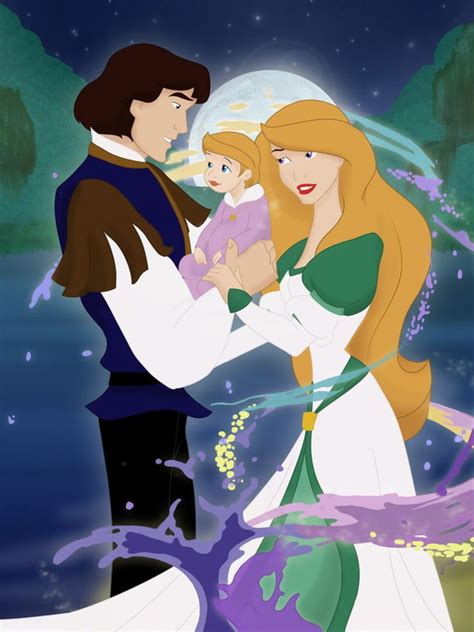 Ilustración artística que muestra a la princesa Odette como cisne blanco junto al príncipe Sigfrido en un lago bajo la luz de la luna.