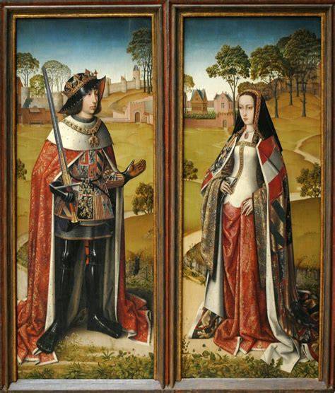 Retrato de Juana la Loca y Felipe el Hermoso en un contexto de alianzas dinásticas