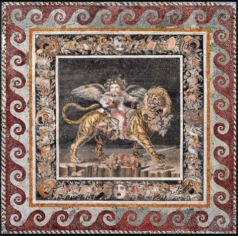 mosaico de la Casa de Dioniso