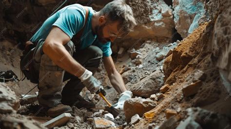 foto de herramientas arqueológicas en un sitio de excavación