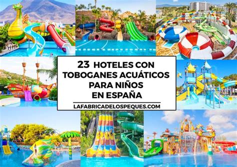 Infografía: Tipos de toboganes y actividades en hoteles familiares