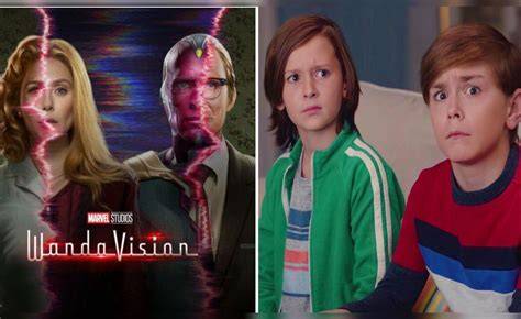 Foto comparativa de Julian Hilliard y Jett Flyen en WandaVision y su aspecto actual