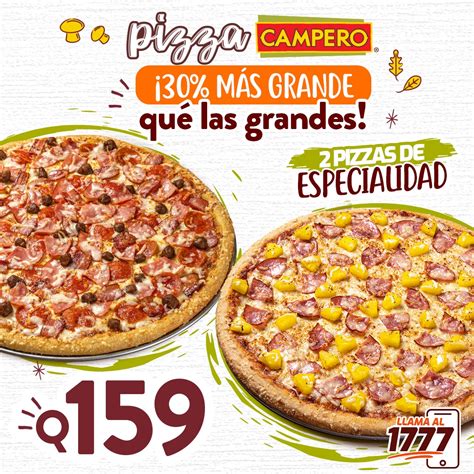 Fotografía de un campero o pizza grande en D'Nene