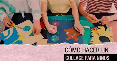 Bebé haciendo un collage con piezas de colores