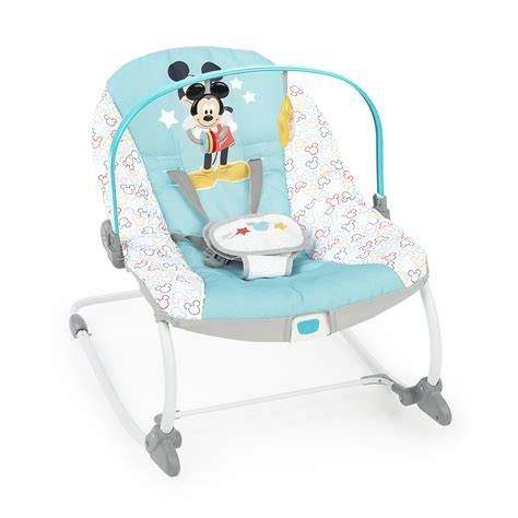 Hamaca Disney Baby Mickey Mouse con bebé jugando