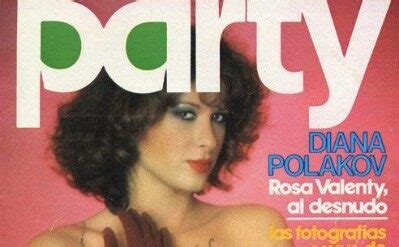 Retrato de Diana Polakov en su etapa como actriz y modelo de la época de la Transición española