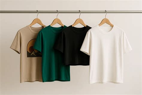 Infografía comparativa de diferentes estilos de camisetas premamá con motivos divertidos