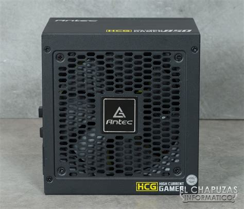 Diseño exterior de la fuente de alimentación Antec HCG