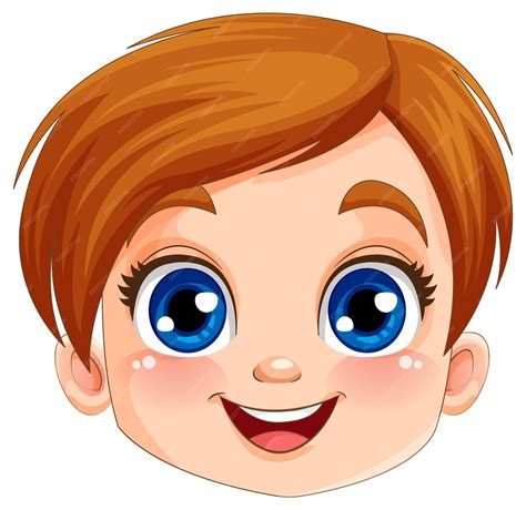 Niño con la cara pintada de blanco, sonriendo