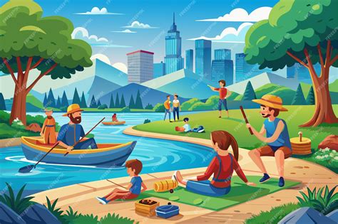 Familia disfrutando de actividades de animación en un camping