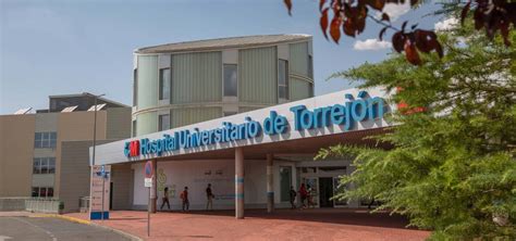 Foto del exterior del Hospital Universitario de Torrejón.
