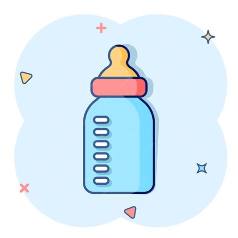 Ilustración de un biberón Kiokids con boca ancha y detalles de diseño de la colección Honey.