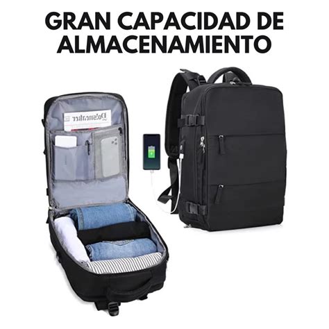 Fotografía detallada de la mochila Funny Farm mostrando sus compartimentos y materiales