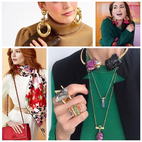 Ejemplos de accesorios (joyas, pañuelos) para realzar un look postparto