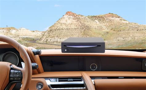 Ilustración de un cambiador de CD para coche con múltiples discos