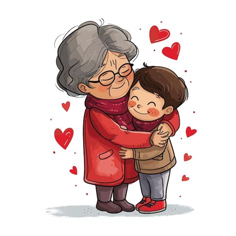 Foto de una abuela y un nieto interactuando de forma amorosa y saludable, contrastando con el tema.