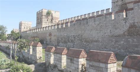 Vista de las murallas de Constantinopla