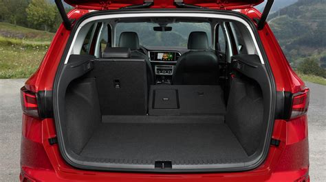 Maletero del SEAT Ateca con gran capacidad de carga.