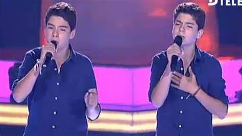 Gemeliers en su audición de La Voz Kids