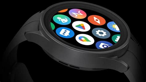 Ilustración de un reloj inteligente Wear OS mostrando la interfaz de música.